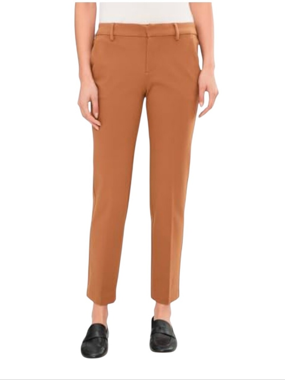 Liverpool Los Angeles Tan Skinny Ankle Pants Women's 8/29 Stretch Chino Career